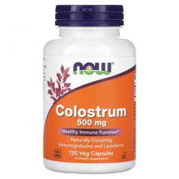 Now Foods, Colostrum, 500 mg, 120 Veggie Caps