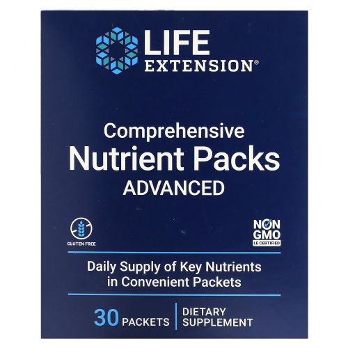 Life Extension, Comprehensive Nutrient Packs Advanced, 30 Packets