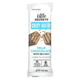 Little Secrets, Milk Chocolate Wafer, Sea Salt, 1.4 oz (40 g)