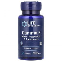 Life Extension, Gamma E Mixed Tocopherols & Tocotrienols, 60 Softgels