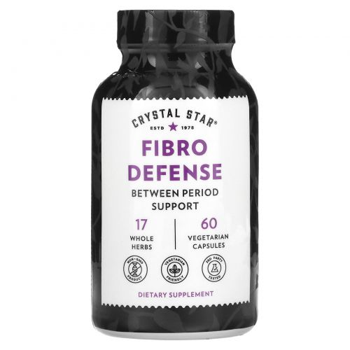 Crystal Star, Fibro Defense, 60 вегетарианских капсул