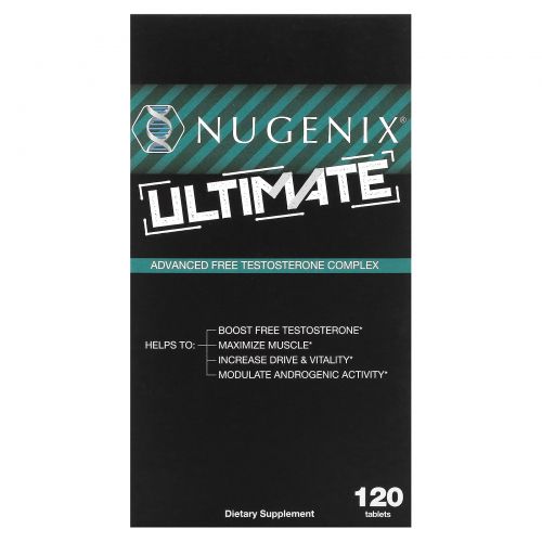 Nugenix, Ultimate, Advanced Free Testosterone Complex, 120 Tablets