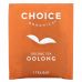 Choice Organic Teas, Улунг Чай 16 чайных пакетиков, 1.1 унции (32 г)