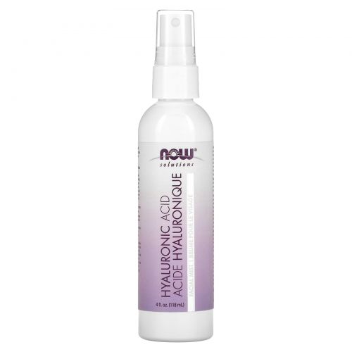 Now Foods, Solutions, Hyaluronic Acid Hydration Facial Mist, 4 fl oz (118 ml)