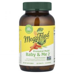 MegaFood, Baby & Me 2, 120 таблеток