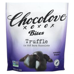 Chocolove, Bites, Truffle in 55% Dark Chocolate, 3.5 oz (100 g)