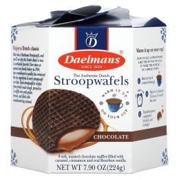 Daelmans, Stroopwafels, Chocolate-Caramel, 8 Waffles, 7.90 oz (224 g)