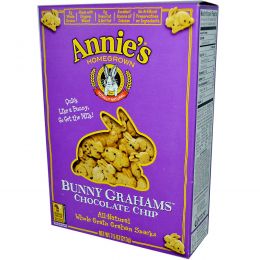 Annie's Homegrown, Bunny Grahams, Chocolate Chip, 7.5 oz (213 g)