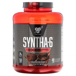 BSN, Syntha-6 Edge,  сухая протеиновая смесь, вкус шоколадного молочного коктейля, 4.02 фунта (1.82кг)