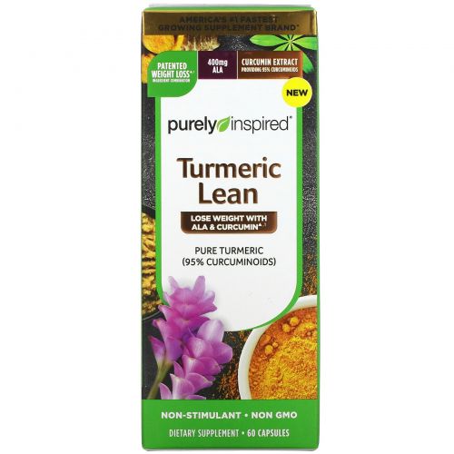 Purely Inspired, Turmeric Lean, куркума, 60 капсул