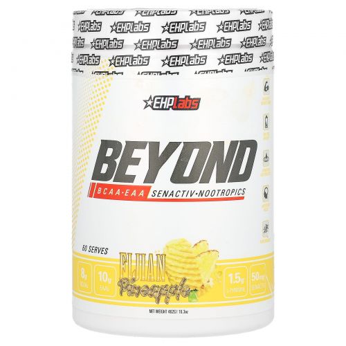 EHPlabs, Beyond, BCAA и EAA, со вкусом фиджийского ананаса, 462 г (16,3 унции)