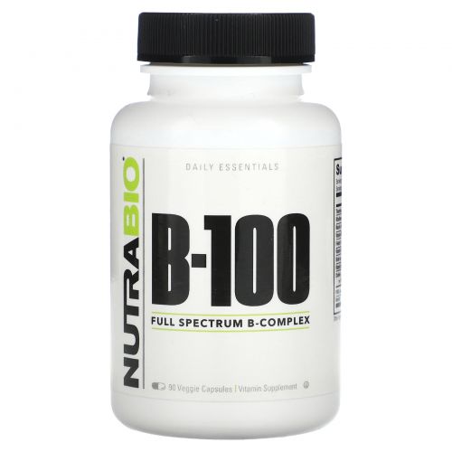 Nutrabio Labs, B-100`` 90 растительных капсул