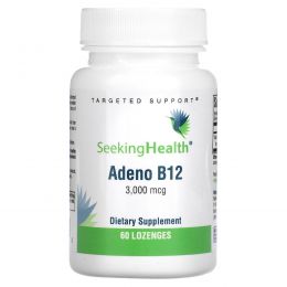 Seeking Health, Адено B12, 3000 мкг, 60 пастилок