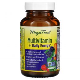 MegaFood, Multivitamin For Daily Energy, 60 Tablets
