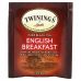 Twinings, Чистый черный чай, английский завтрак, 50 чайных пакетиков, 100 г (3,53 унции)