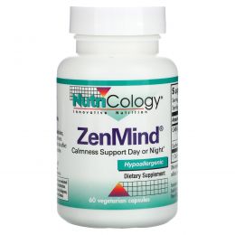 Nutricology, Пищевая добавка ZenMind, 60 растительных капсул