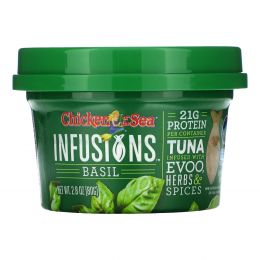 Chicken of the Sea, Infusions Wild Caught Tuna, Basil, 2.8 oz ( 80 g)