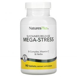 Nature's Plus, Мега-стрессовый комплекс, 90 таблеток