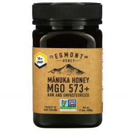 Egmont Honey, Manuka Honey, Raw And Unpasteurized, 573+ MGO, 17.6 oz (500 g)