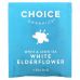 Choice Organic Teas, White & Green Tea White Elderflower, 16 Tea Bags, 0.85 oz (24 g) Each