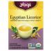 Yogi Tea, Египетская лакрица без кофеина, 16 чайных пакетиков, 1.27 унций (36 г)