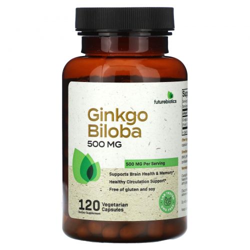 Futurebiotics, Гинкго бильбоа, 250 мг, 120 вегетарианских капсул