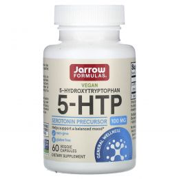 Jarrow Formulas, 5-HTP, 100 мг, 60 капсул