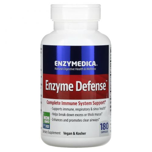 Enzymedica, Enzyme Defense, 180 капсул