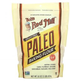 Bob's Red Mill, Беззерновая мука Baking Flour для людей, соблюдающих палеодиету, безглютеновая, 454 г