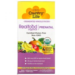 Country Life, Realfood Organics, Prenatal Daily Nutrition, 150 Tablets