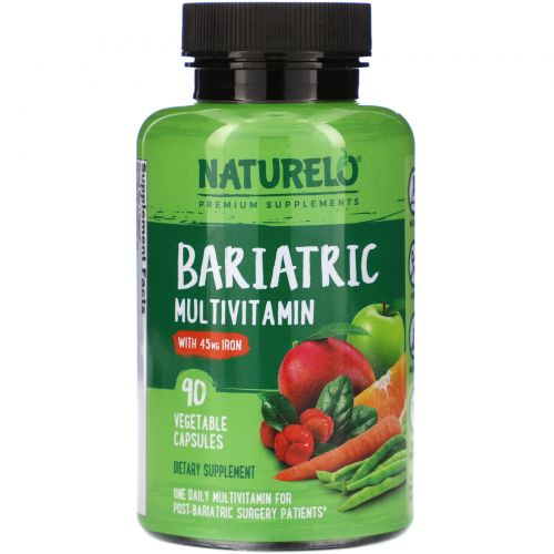 NATURELO, Bariatric Multivitamin, 90 Vegetable Capsules
