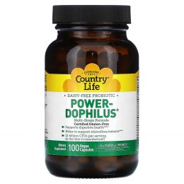 Country Life, Power-Dophilus`` 100 веганских капсул