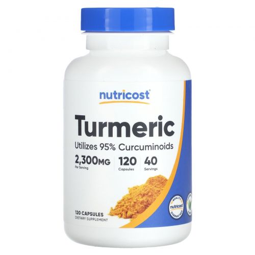 Nutricost, Куркума, 766 мг, 120 капсул