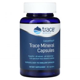 Trace Minerals ®, ConcenTrace, капсулы с микроэлементами, 90 капсул