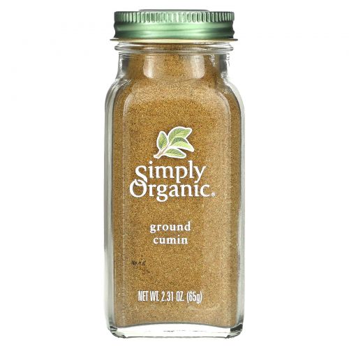 Simply Organic, Тмин, 2.31 унций (65 г)