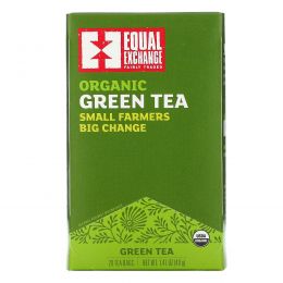 Equal Exchange, Organic Green Tea, 20 Tea Bags, 1.41 oz ( 40 g)