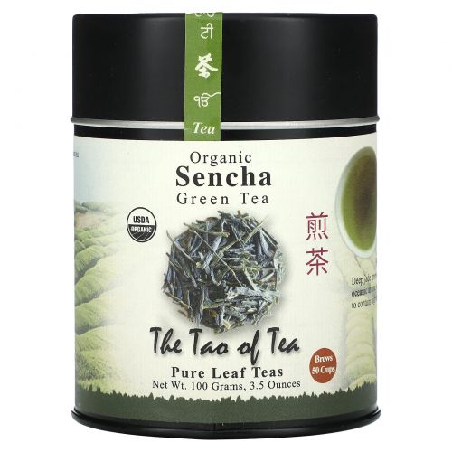 The Tao of Tea, Органический зеленый чай, сенча, 100 г (3,5 унции)