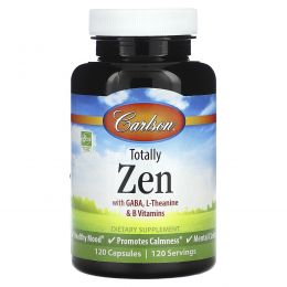 Carlson Labs, Totally Zen, 120 Capsules