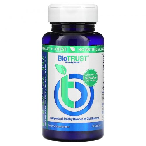 BioTRUST, Pro-X10, улучшенная формула с пробиотиками и здоровьем кишечника, 60 капсул