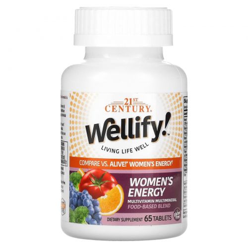 21st Century, Wellify! Women's Energy, 65 Tablets