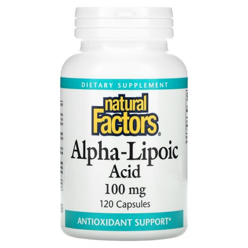 Natural Factors, Alpha-Lipoic Acid, 100 mg, 120 Capsules