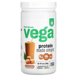 Vega, Protein Made Simple, протеин, «Карамельная ириска», 258 г (9,1 унции)