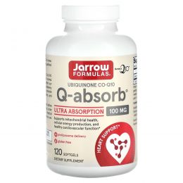 Jarrow Formulas, Q-absorb Co-Q10, 100 мг, 120 капсул