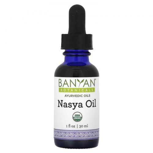 Banyan Botanicals, Ayurvedic Oils, масло наси, 30 мл (1 жидк. Унция)