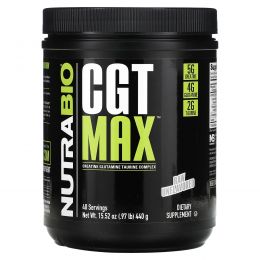 Nutrabio Labs, CGT MAX, необработанный, без добавок, 440 г (0,97 фунта)