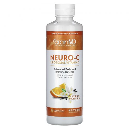 BrainMD, Neuro-C, цитрус и ваниль, 473 мл (16 жидк. унций)