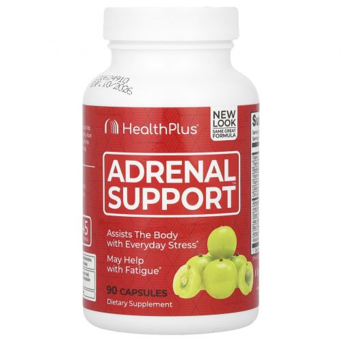 Health Plus Inc., Super Adrenal Cleanse, шаг 5, 90 капсул