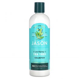 Jason Natural, Hair Remedies, очищающий шампунь с чайным деревом, 355 мл (12 жидк. Унций)