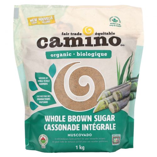 Equal Exchange, Camino, органический цельный коричневый сахар, 1 кг (2,2 фунта)