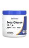 Nutricost, бета-глюкан 1,3/1,6, без вкусовых добавок, 500 мг, 100 г (3,5 унции)